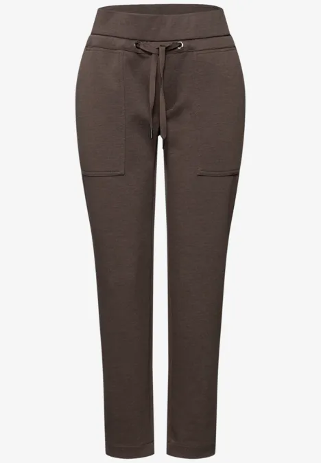 Broek met smalle pijpen molten earth Broek met smalle pijpen molten earth