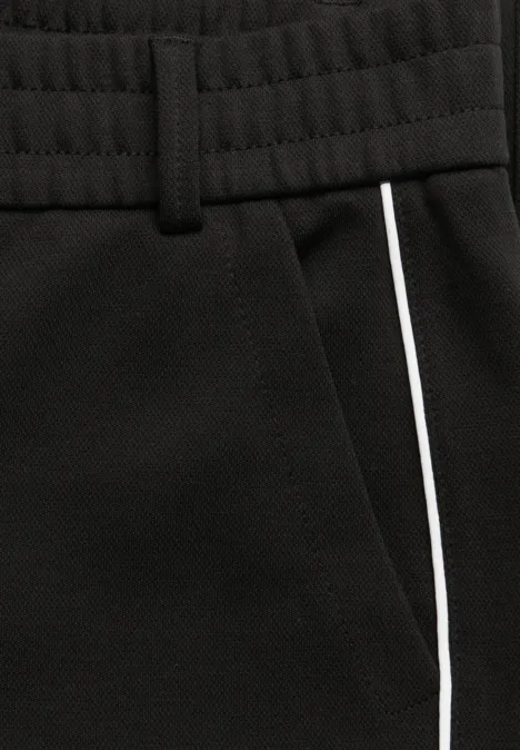 Broek met smalle pijpen Black