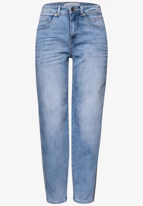 Jeans à jambes coniques Light Blue Washed