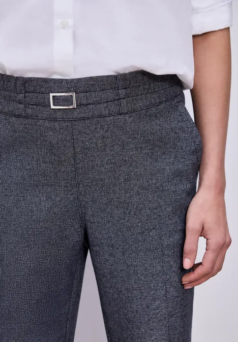 Pantalon Melange shadowed navy Pantalon Melange shadowed navy