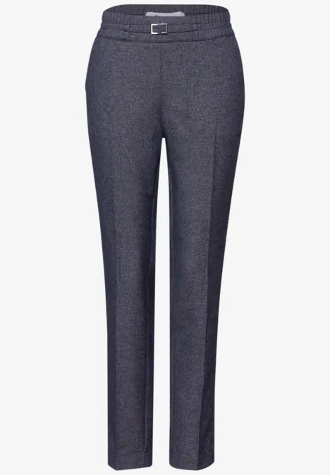 Pantalon Melange shadowed navy Pantalon Melange shadowed navy