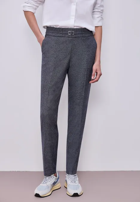 Pantalon Melange shadowed navy Pantalon Melange shadowed navy