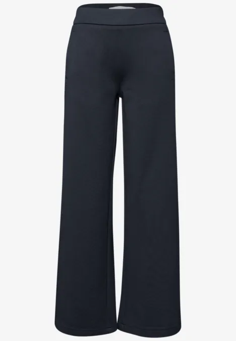 Wide Legs Pantalon shadowed navy