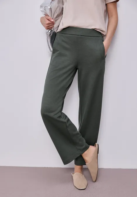 Wide Legs pantalon cilantro green