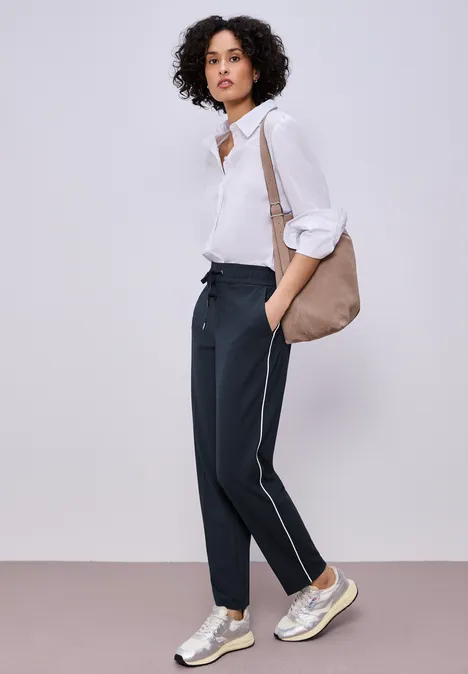 Slim Legs pantalon shadowed navy