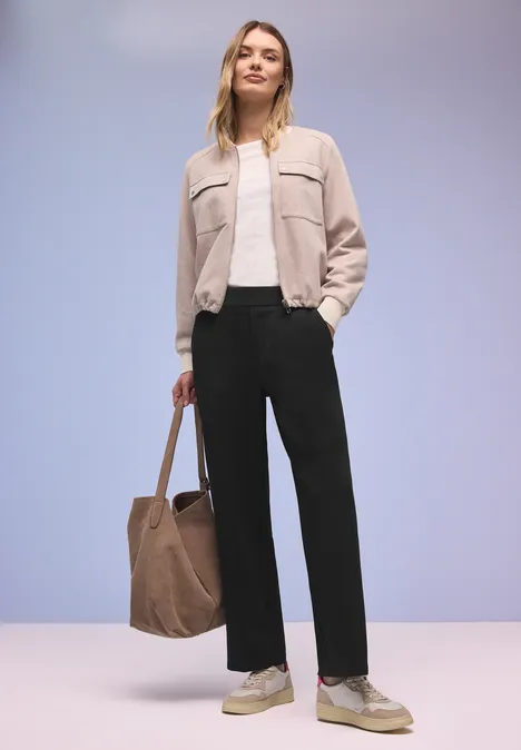 Pantalon Straight Legs Black