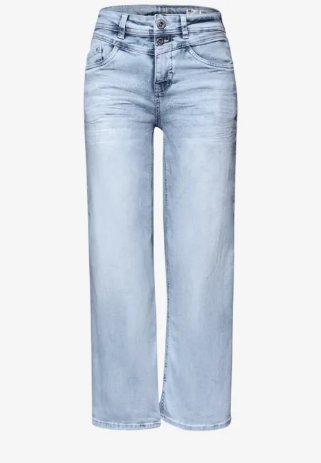 Wide Legs Jeans bleached random wash Wide Legs Jeans bleached random wash