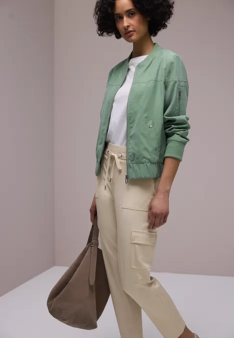 Cargo broek smoke beige Cargo broek smoke beige