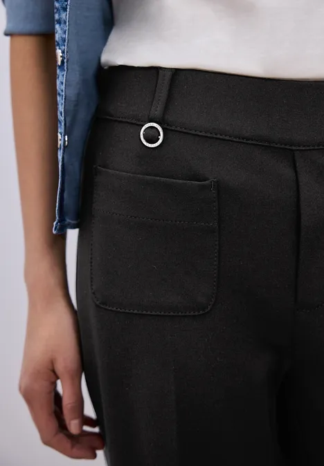 Pantalon Straight Legs Black