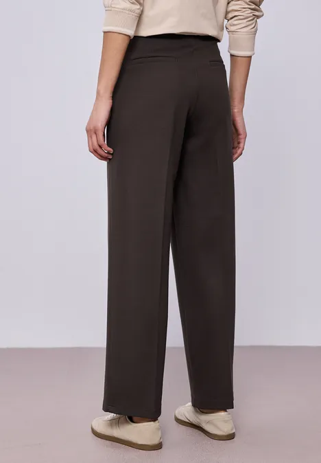 Pantalon Straight Legs espresso brown