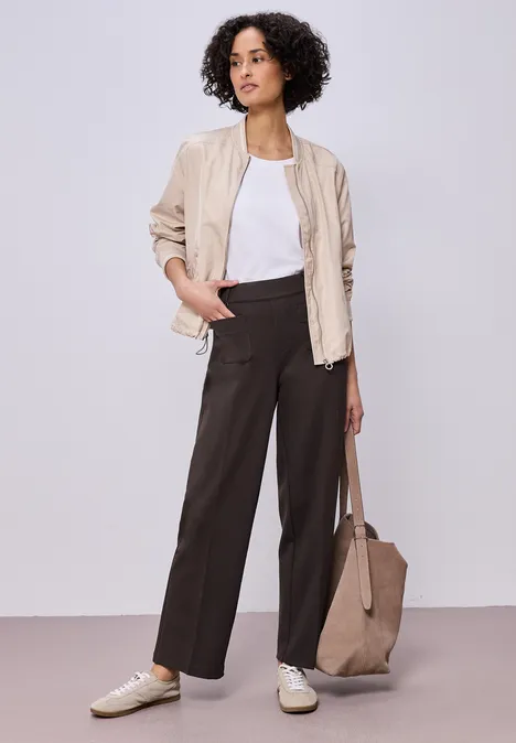 Pantalon Straight Legs espresso brown