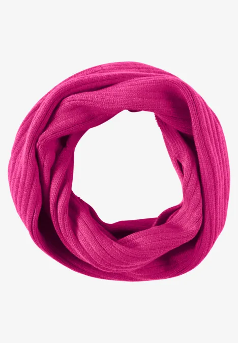 Loop de couleur unie peony pink
