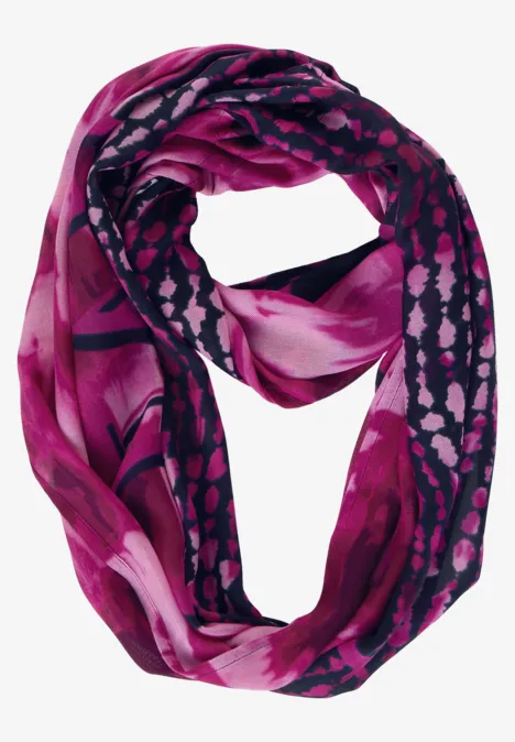 Loop imprimée avec wording bright cozy pink