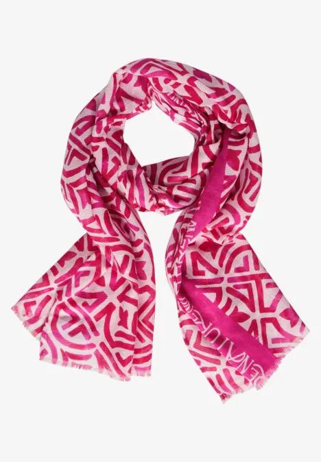Lange sjaal magnolia pink