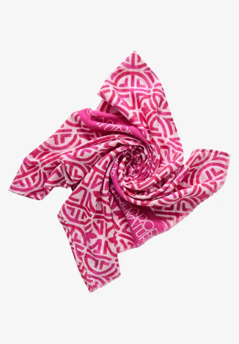 Lange sjaal magnolia pink