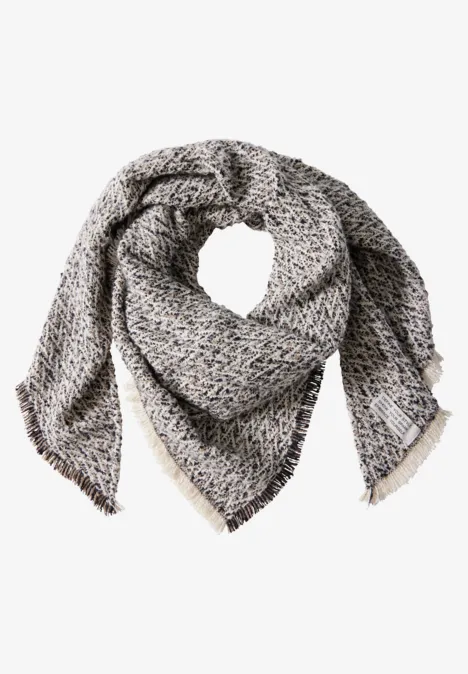 Écharpe bouclette deep tint blue