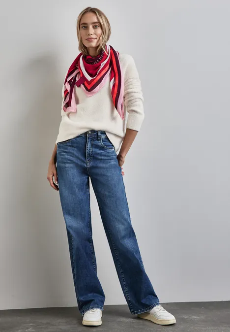 Bedrukte stof autumn red