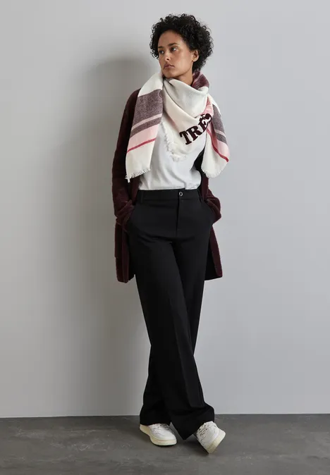 Kariertes Tuch autumn red