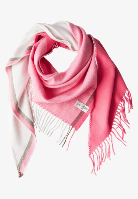 Madras Dreieckstuch coral Pink