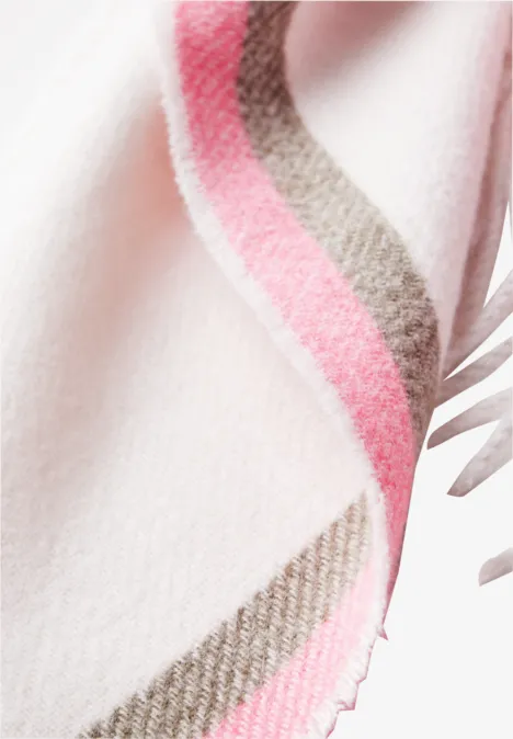Madras Dreieckstuch coral Pink