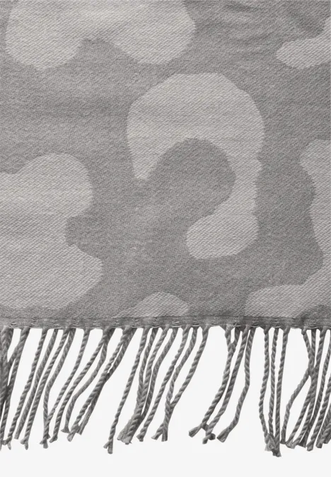 Softer Jaquard Schal frost grey melange Softer Jaquard Schal frost grey melange