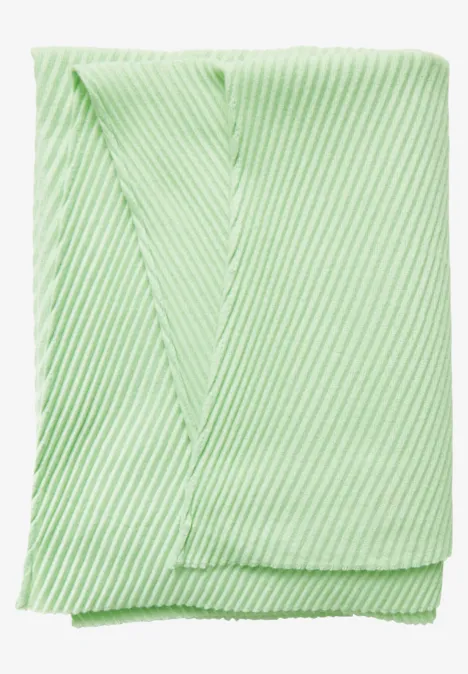 Langer Plissée Schal gleam green mel.