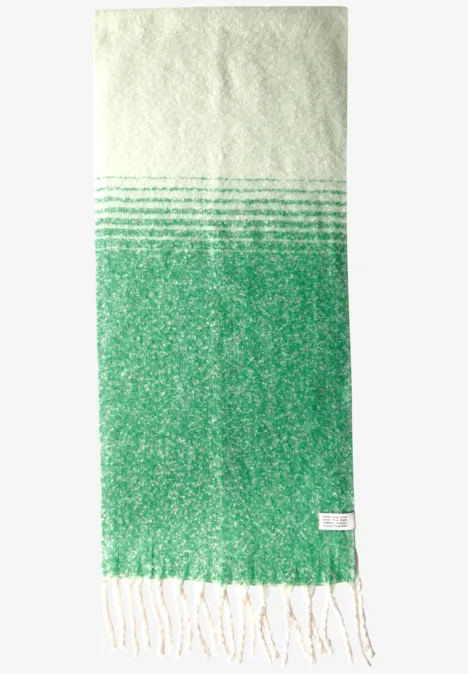 Schal mit Farbverlauf vibrant green
