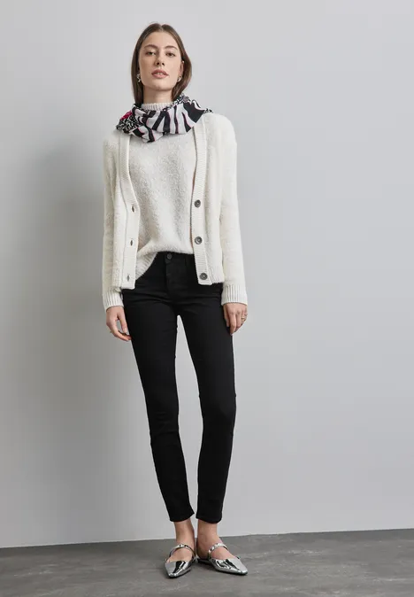 Bedruckter Loop Schal Black