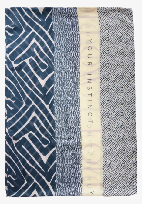 Gemusterter Loop Schal cool vintage green Gemusterter Loop Schal cool vintage green