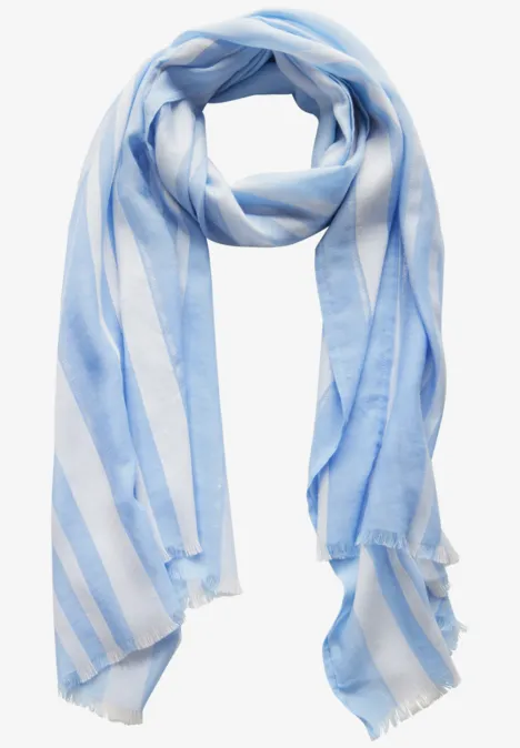 Gestreifter Schal original blue