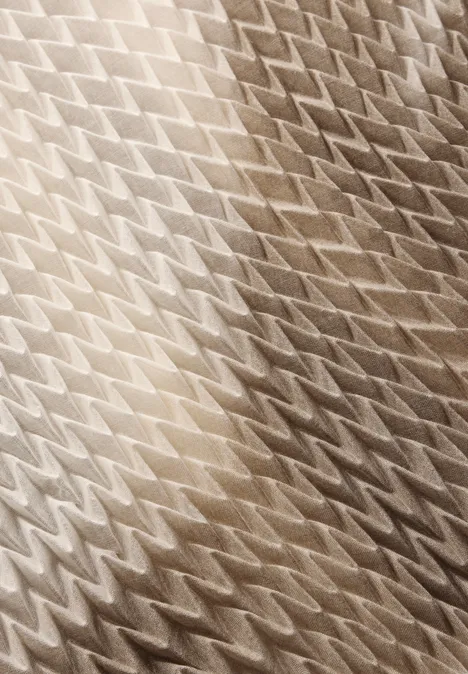 Gemusterter Schal coastal beige