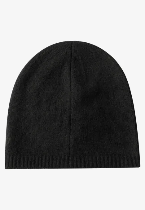 Feinstrick Beanie Black