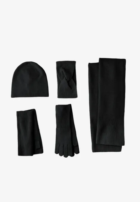 Feinstrickhandschuhe anthracite melange