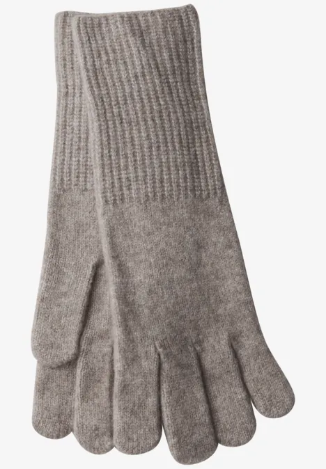 Feinstrickhandschuhe Sandy Mocca Mel.