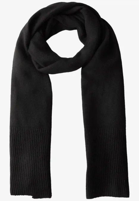 Langer Schal Black