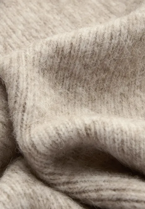 Schal mit Woll-Anteil Soft Sand Mel.