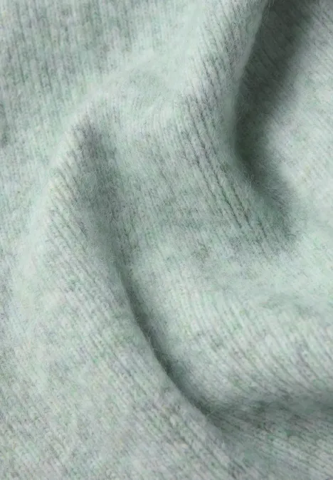 Schal mit Woll-Anteil serene green mel.