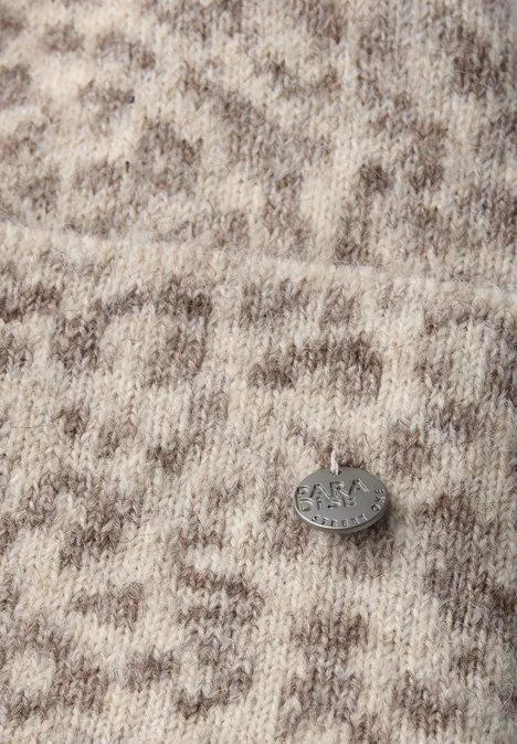 Bonnet tricoté Leo Soft Sand Mel.