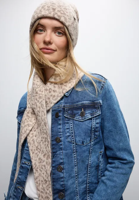 Bonnet tricoté Leo Soft Sand Mel.