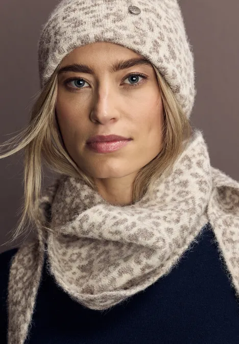 Foulard triangulaire Leo Soft Sand Mel.