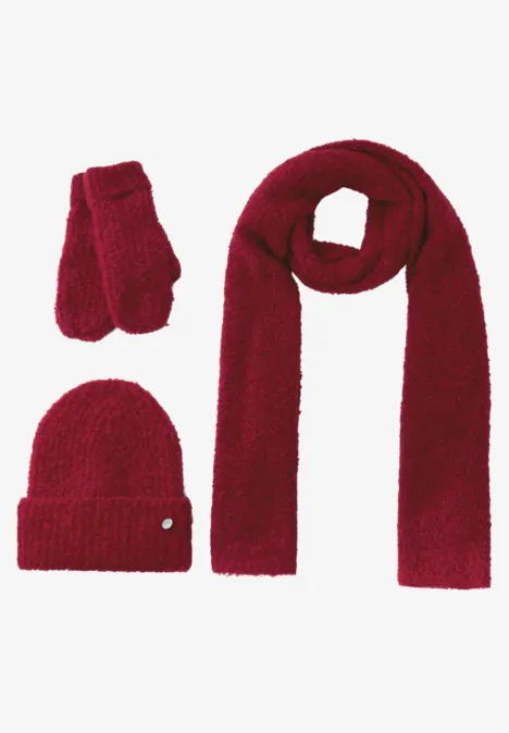 Bouclé Beanie carpet red Bouclé Beanie carpet red