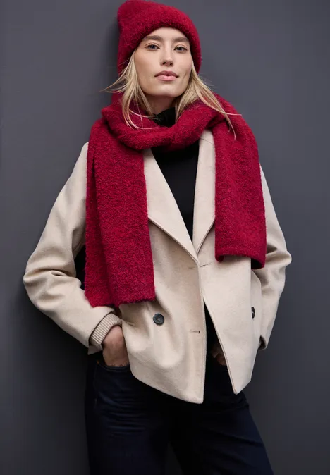 Bouclé Beanie carpet red Bouclé Beanie carpet red