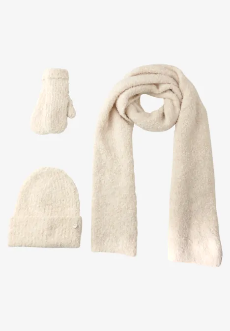 Bouclé Beanie soft beige Bouclé Beanie soft beige