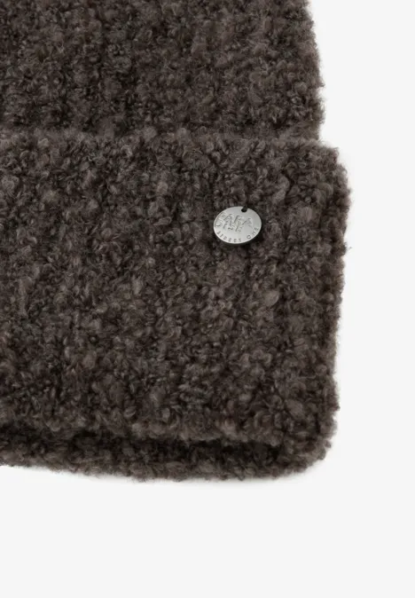 Bouclé Beanie nomad brown Bouclé Beanie nomad brown