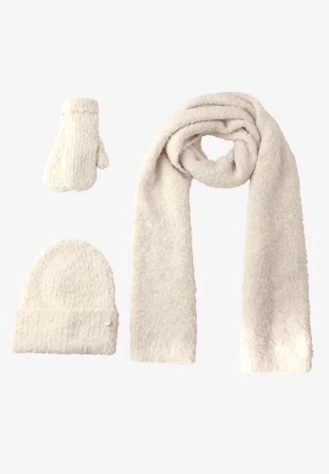 Bouclé Fäustlinge soft beige Bouclé Fäustlinge soft beige