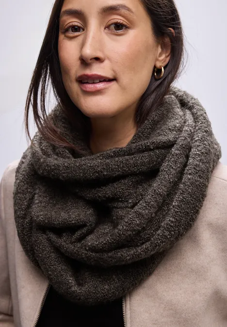 Bouclé Schal nomad brown