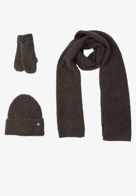 Bouclé Schal nomad brown