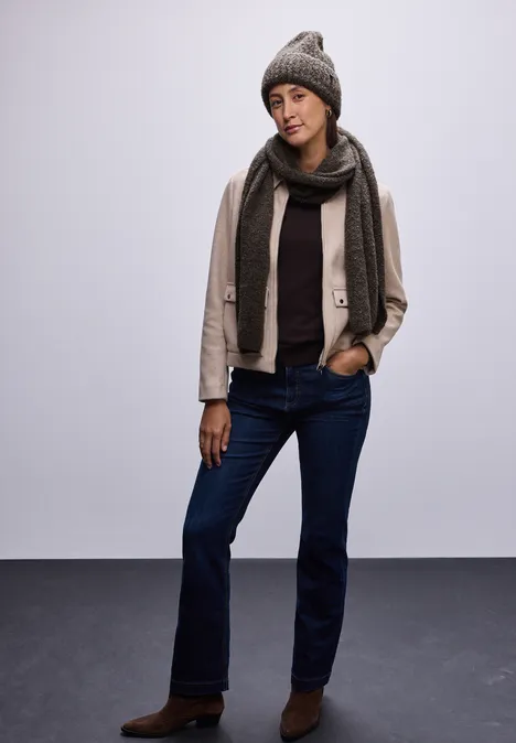 Bouclé Schal nomad brown