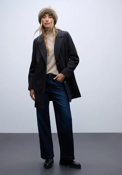 Beanie mit Fake Fur Sandy Mocca Mel. Beanie mit Fake Fur Sandy Mocca Mel.