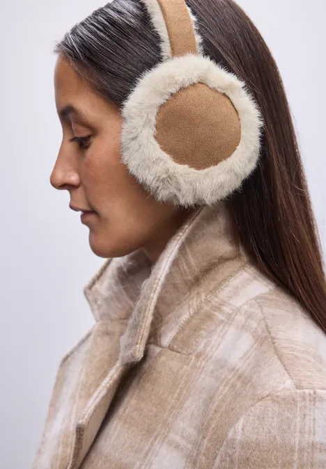 Velours Ohrenwärmer pastel sand Velours Ohrenwärmer pastel sand